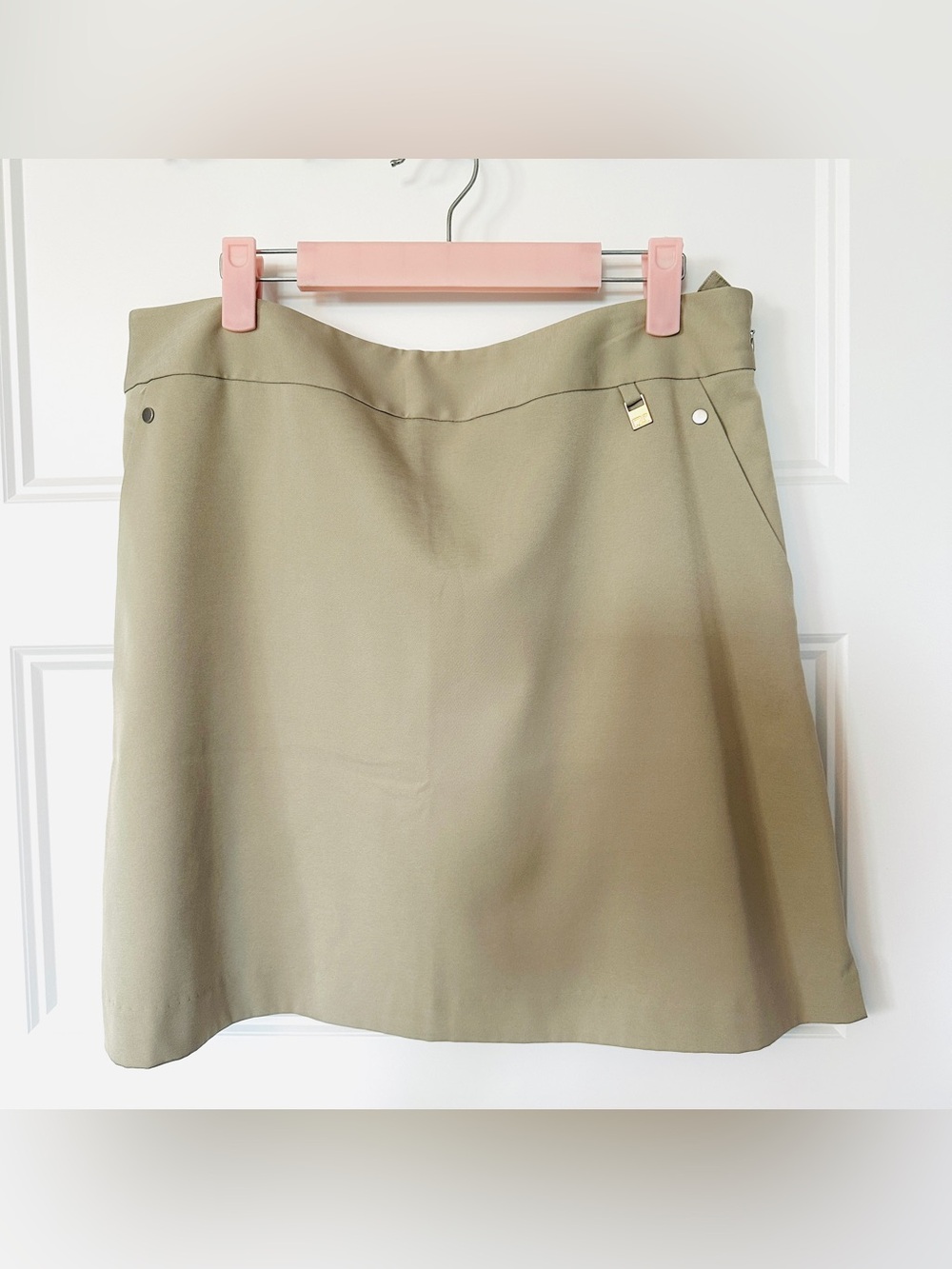 Women's Tan Colored A-Line Skort